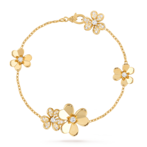 Bracelet Frivole, 5 fleurs
