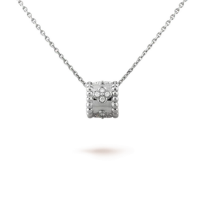 Collier pendentif Van Cleef & Arpels Trèfle Perlée en diamants