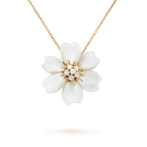 Pendentif clip Rose de Noël, petit modèle