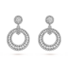 Boucles d’oreilles Perlée en diamants