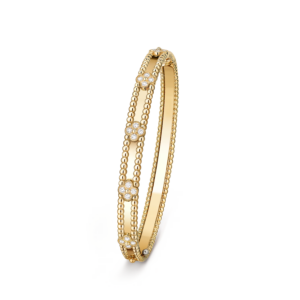 Bracelet Perlée Sweet Clovers, modèle moyen