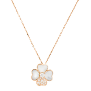 Collier pendentif Van Cleef & Arpels Cosmos en nacre, clip